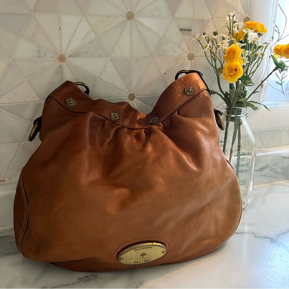 Mulberry Brown Leather Shoulder Bag